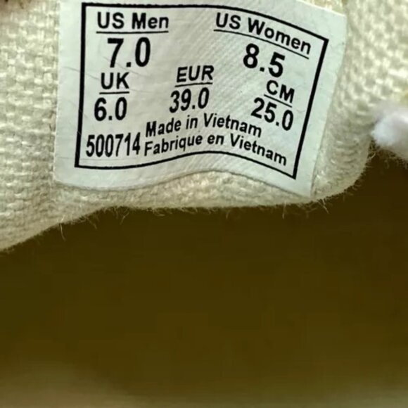 Vans Off The Wall Classic Red Checkerboard Slip-On Shoes 500714 Men 7 Women 8.5 - Picture 10 of 11